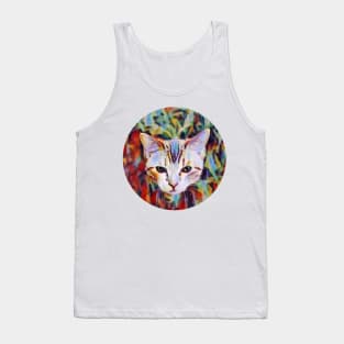 Family-Friendly floppy cat Tank Top